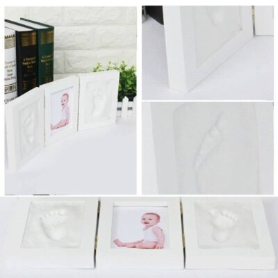 Cute Photo Frame for Baby Footprint or Hand Print