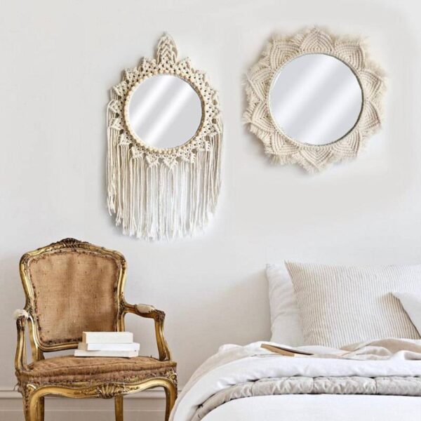 Hand-Made Wall Hanging Mirror