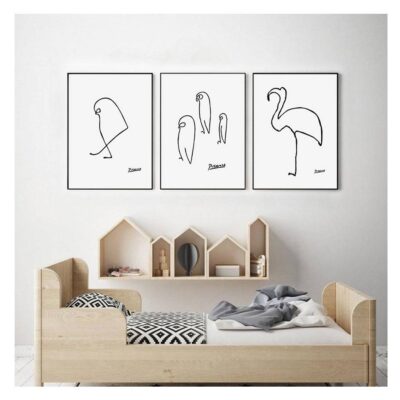 Minimalist Abstract Wall Posters Bedroom Departments Dining Room Entryway Kids Room Living Room Rooms Wall Decor