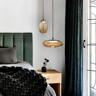 Modern Knot Glass Pendant Light