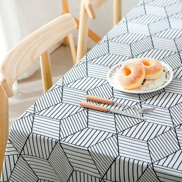 Nordic Geometric Table Linen