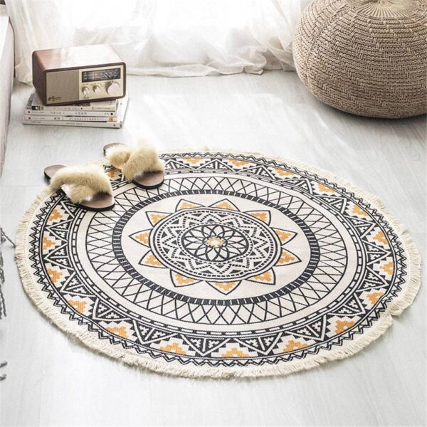 Nordic Round Bohemian Carpet