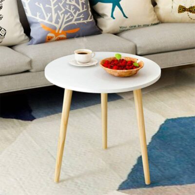 Nordic Wood Round Coffee Table
