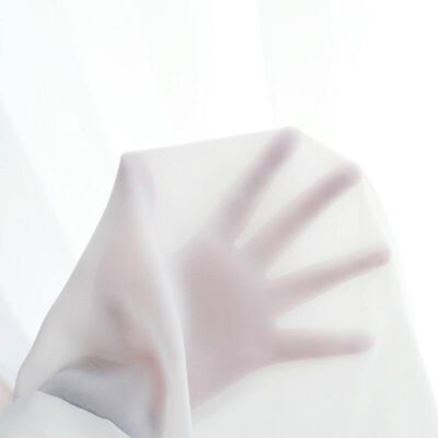 White Tulle Curtains