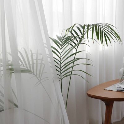 White Tulle Curtains Curtains Departments Dining Room Entryway Living Room Rooms