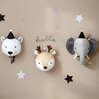 Kids Room 3D Animal Heads Decoration Departments Kids Decor Kids Room Rooms 