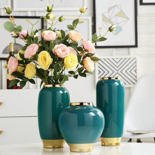 Fine Porcelain Ceramic Vase Bedroom Departments Dining Room Entryway Living Room Rooms Vases