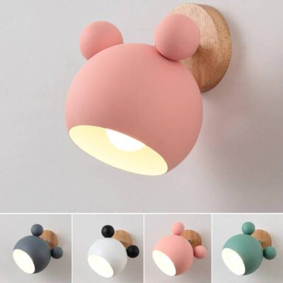 Nordic Ears Wall Lamp Bedroom Departments Kids Decor Kids Room Lamps & Lighting Rooms 