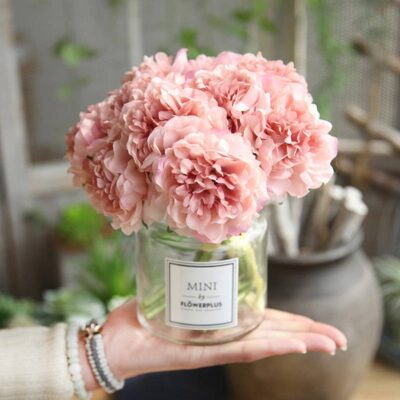 Artificial Hydrangeas Artificial Plants Bedroom Departments Entryway Living Room Rooms 