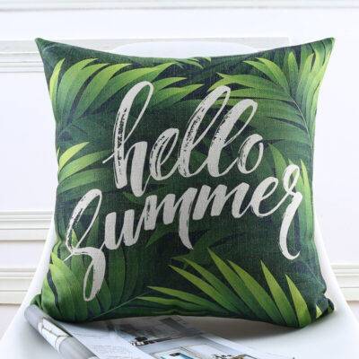 Summer Tropical Leaves Pillowcase Bedroom Departments Living Room Pillowcases Rooms
