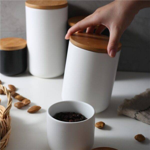 Nordic Ceramics Kitchen Storage Jar