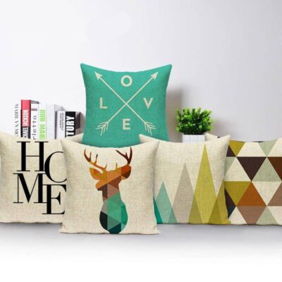 Nordic Geometric Decorative Pillowcase
