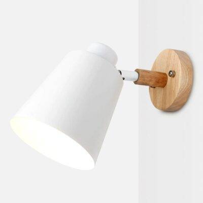 Wooden Wall Bedside Lamp