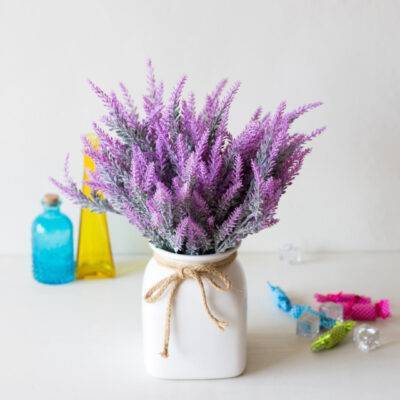 Artificial Flower Potted Plastic Flower Fake Bouquet Plant Home Decoration Departments