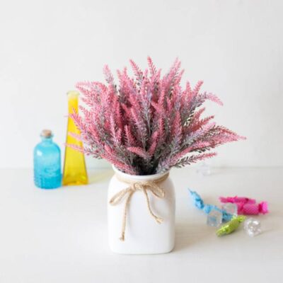 Artificial Flower Potted Plastic Flower Fake Bouquet Plant Home Decoration Departments 