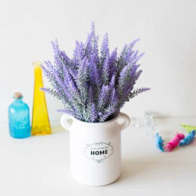 Artificial Flower Potted Plastic Flower Fake Bouquet Plant Home Decoration Departments