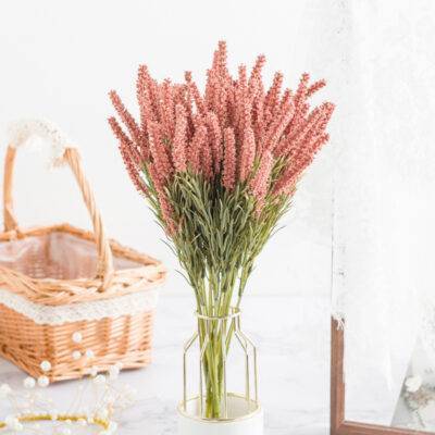 Artificial Wheat Ear Lavender Plant Home Decoration Handicraft Departments