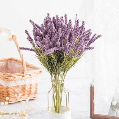 Artificial Wheat Ear Lavender Plant Home Decoration Handicraft Departments 