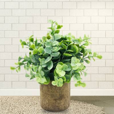 Compatible with Apple, Artificial Plant Eucalyptus Lysimachia Artificial Potted Plant Artificial Flower Potted Artificial Green Plant Departments