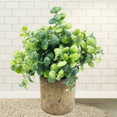 Compatible with Apple, Artificial Plant Eucalyptus Lysimachia Artificial Potted Plant Artificial Flower Potted Artificial Green Plant Departments