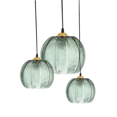 Green Nordic Glass Pendant Light
