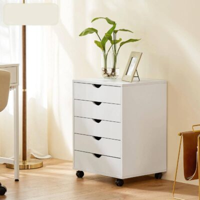 Nightstand Cabinet with 5 Drawers Bedroom Departments Nightstands Rooms 